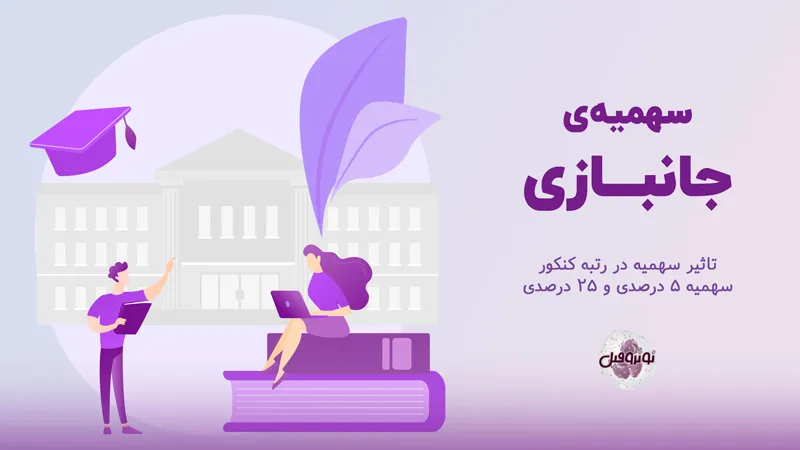 تاثیر سهمیه جانبازی در رتبه کنکور
